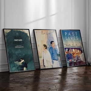 Past Lives Poster, Art Prints, Home Decor,Wall Art,movie poster,Canvas Poster Unframed