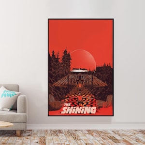 The Shining movie poster-Poster-High Quality Canvas Movie Poster - Wall Art-Home Decor