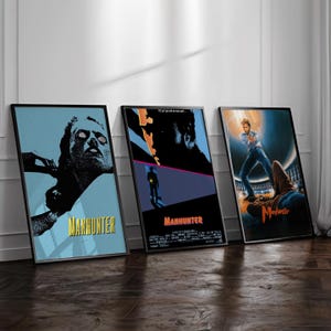 Manhunter Movie Poster-High Quality Canvas Movie Poster - Wall Art-Home Decor-Beautiful Gifts
