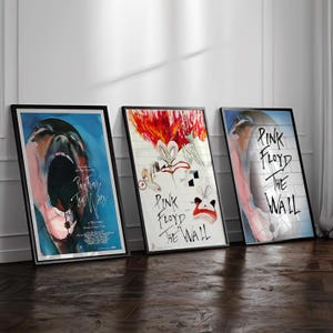 Pink Floyd - Affiche du film The Wall, affiche déco rétro, cadeau d'affiche, oeuvre de décoration murale pour la maison, affiche d'art mural