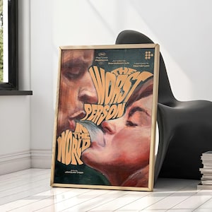 The Worst Person in the World Movie Poster, Wall Art, Vintage Living Room, Kitchen, Bathroom Decor, Poster Gift