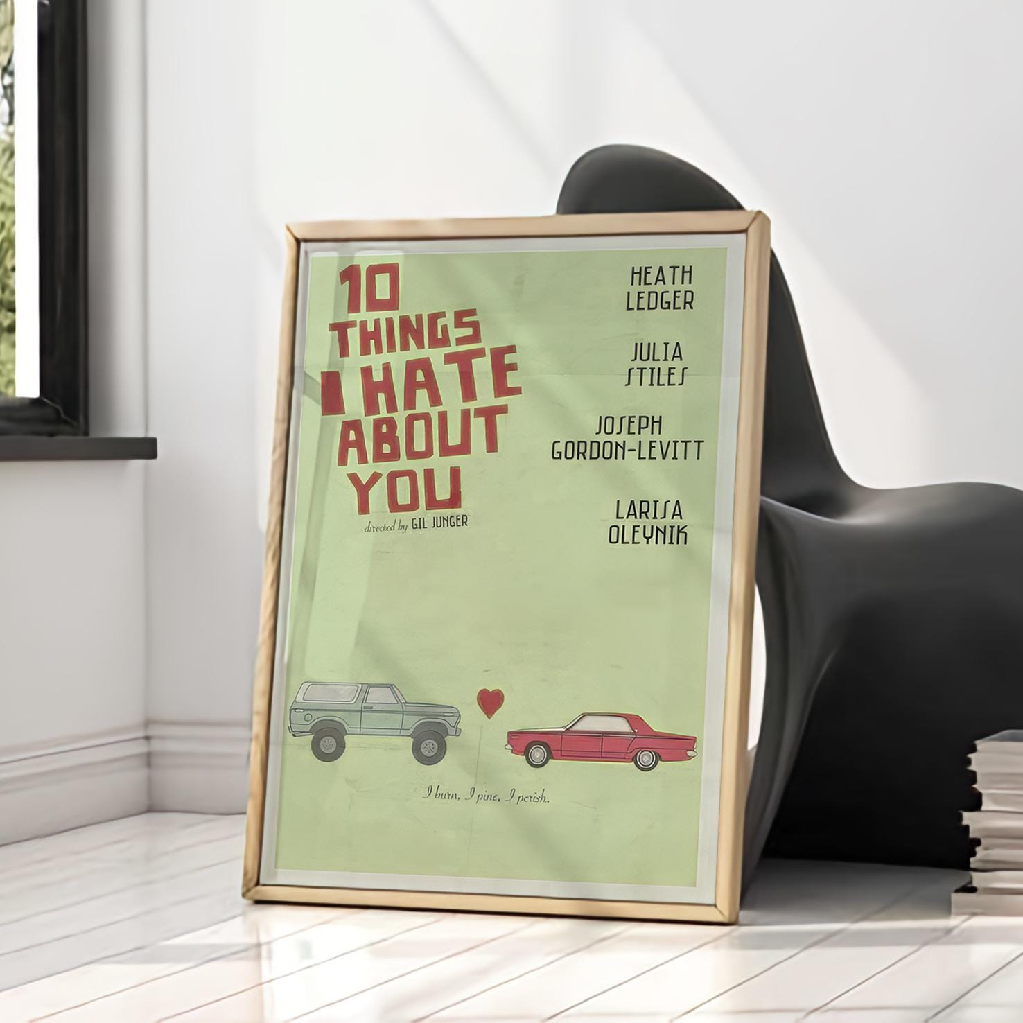 10 things i hate about you poster, Movie poster, Retro Decor Poster, Poster Gift, Home Wall Decor Art, Wall Art poster