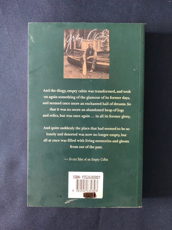 Tales Of An Empty Cabin By Grey Owl Canadian Stories Etsy