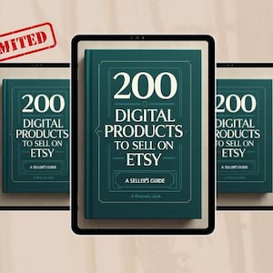 200 Digital Products Ideas to Sell on Etsy   I Digital Products Ideas I Niche & Market Ideas I Etsy Selling Guide I