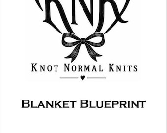 KNK Blanket Blueprint: Video Tutorial + Vorlage + 3 Schnittmuster