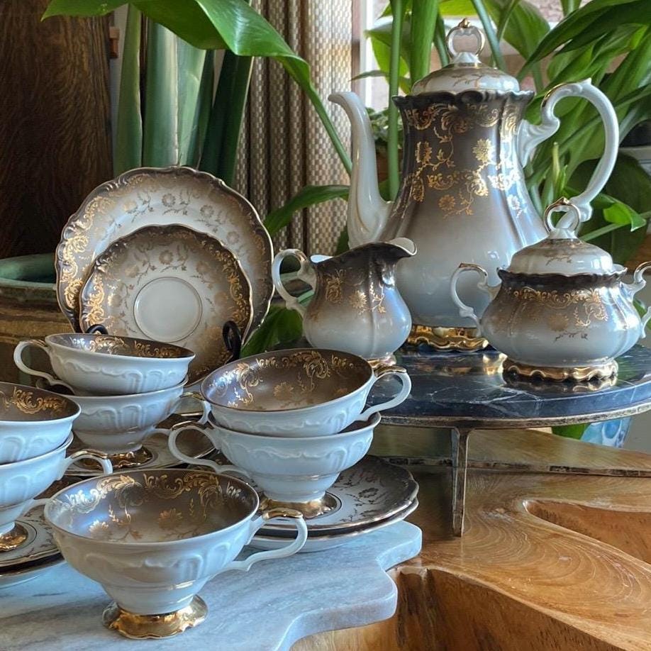 和食器 ロ467-208 彫芦 フリーカップ BAVARIA ビンテージ ティーウォーマー ドイツ ババリア キャンドル