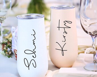 Personalized Stainless Steel Tumbler with Name – Custom Insulated Travel Mug-Gifts for Her, Him, Teachers, Bridesmaids, Christmas, Birthday