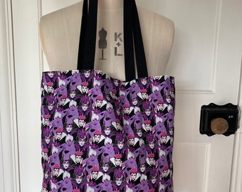 disney villains tote bag