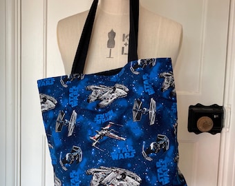 Star Wars - Bolso tote retro - Jedi. Ciencia ficción para mujer.