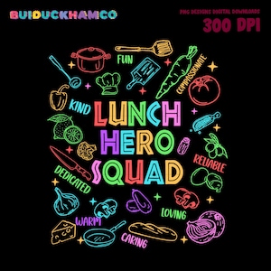 School Lunch Hero Squad Digital PNG, Lunch Hero Squad Png, Lunch Team Png, School Lunch Png, Lunch Lady Squad Digital Download