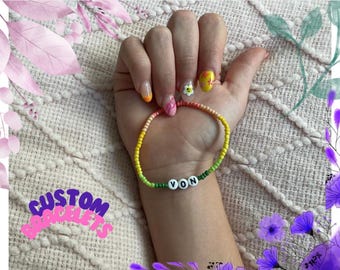 Pulseras hechas a mano personalizadas