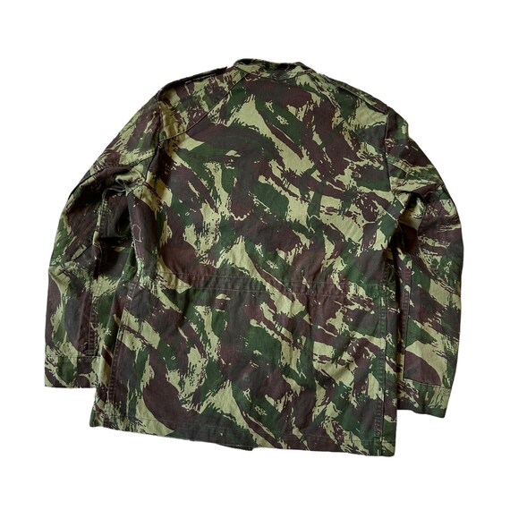 Vintage 1960's-1970's Portuguese Army Jacket Cotton HBT Camo Vintage 1960's-1970's Portuguese Army Jacket Cotton HBT Camo