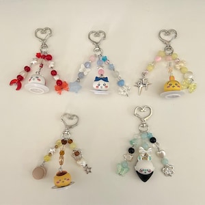 Chiikawa sushi keychains | chiikawa | hachiware | usagi | kuri manju | momonga | cute keychain