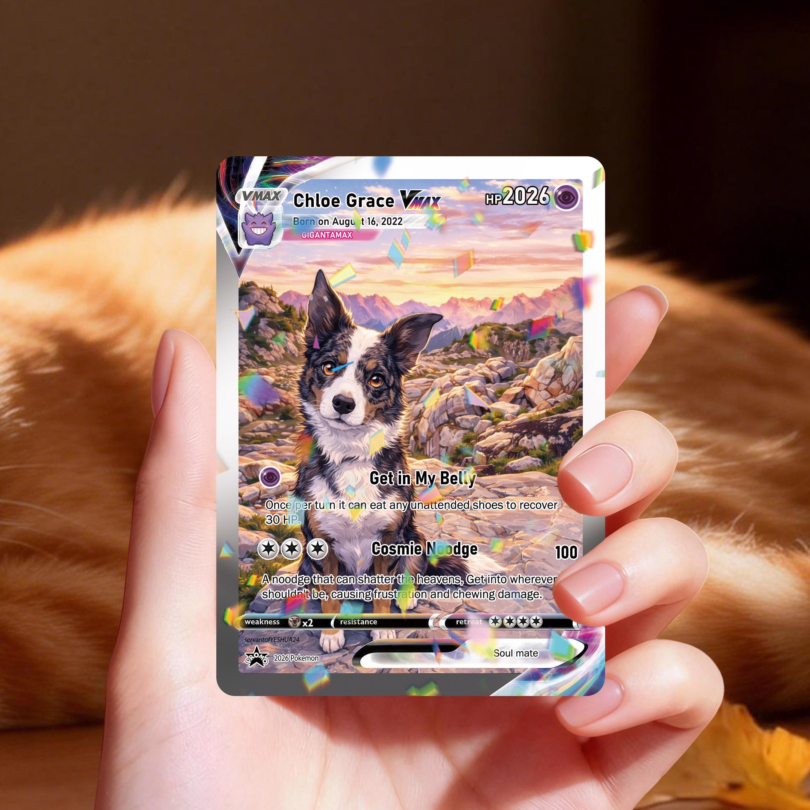 Pokeman Card Dog - Etsy