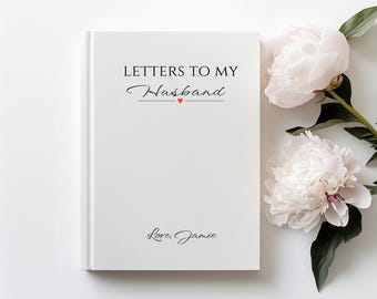 Diário do futuro marido, caderno de cartas de amor personalizado, livro de memórias de noivado, presente de 1º aniversário para marido