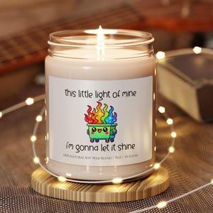 Dumpster Fire Candle, Fun Gift for Coworkers, Home Decor, Stress Relief, Unique Novelty Candle for Any Occasion
