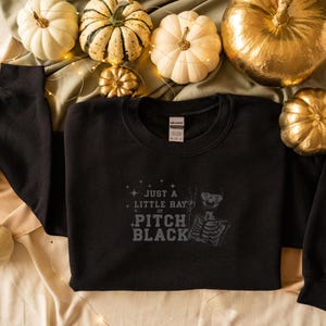 a little ray of pitch black sweatshirt sarcasm shirt funny gift for friend birthday Halloween shirt dark humor