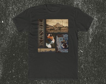 Istanbul Skyline T-Shirt | Explore Turkey Graphic Tee | Heatwear Apparel | Turkey Travel Shirt | Vacation Souvenir | Love Istanbul Tee