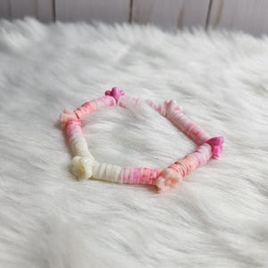 Elastic Clay Bead Bracelet | Clay Bead Bracelet | Stretchy Beaded Bracelet