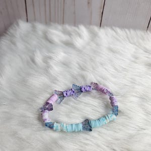 Elastic Clay Bead Bracelet | Clay Bead Bracelet | Stretchy Beaded Bracelet