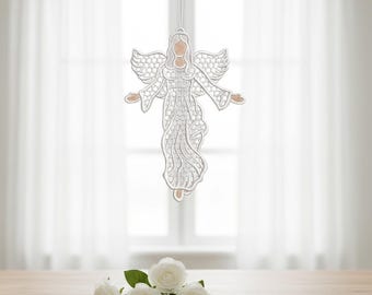 FSL The Angel of Radiant Hope Ornament Embroidery (Digital Download)3 size