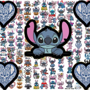 Stitch Lilo Embroidery Machine File Design, Bundle 190+ File,Cute Stitch Embroidery
