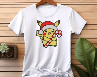 Christmas pikachu Embroidery  Embroidery Design 8size (Digital Download)