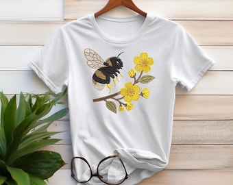 Bumblebee Stickdatei, 8 Größen, Maschinenstickerei, Instant Download