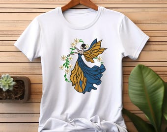 Weihnachtsengel Stickdatei, Stickdatei 8 Größen - Instant Download