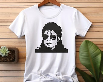 Michael Jackson  Embroidery Design 8 Sizes - Instant Download