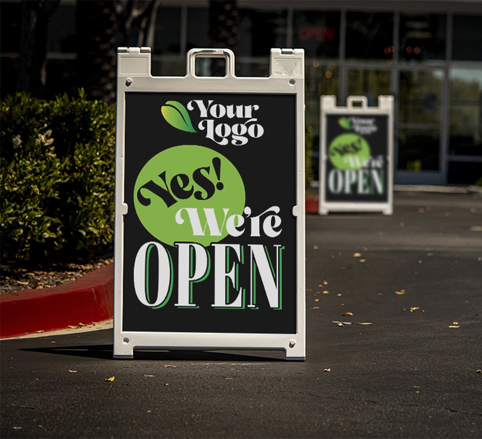 Custom Sidewalk Sign for business Deluxe Signicade® Sidewalk Etsy