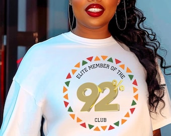 Membre Elite de l'édition imprimée du 92 Percent Club Kente