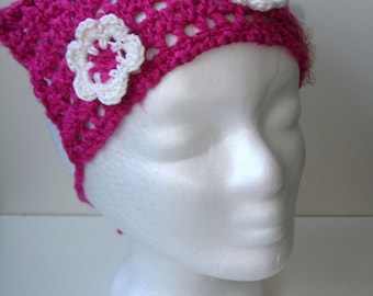 Pink Headscarf for toddler - ready to ship