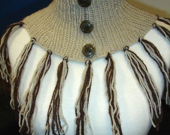 Beige scarflette - ready to ship