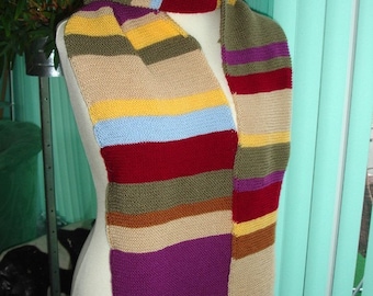 Dr Who inspired long scarf - custom work