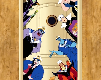 Personalized Disney Cruise Door Magnet, Captain Sailor Ursula Maleficent Evil Queen Magnet, Disney Cruise Door Magnet, Cruise Line Decor