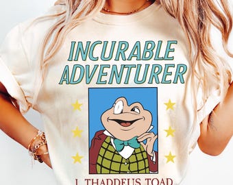 Disney J Thaddeus Toad Incurable Adventurer Shirt, The Wind In The Willows Character Tee, Disneyland Family Trip Outfit, Movie Fan Gift