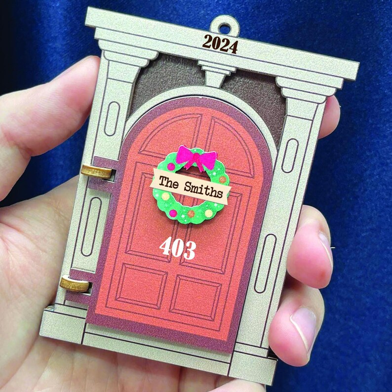 Personalized Family Name Crossword Puzzle, Scrabble Christmas Ornaments