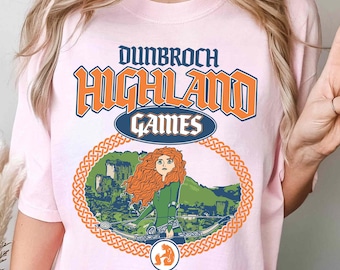 Disney Princess Merida Dunbroch Highland Games Shirt, Pixar Brave's Girl Tee, May The Lucky Arrow Find Its Target, WDW Girls Trip Outfit