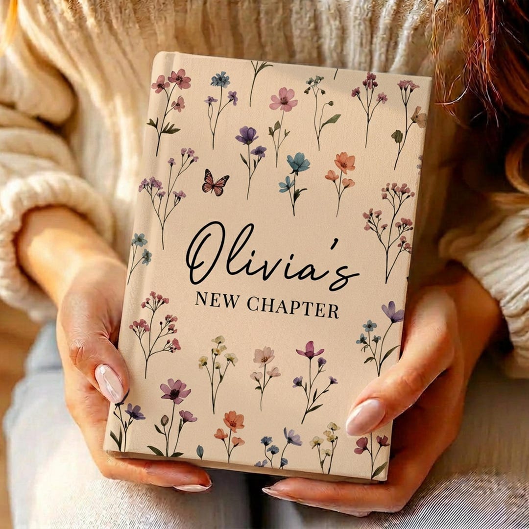Graduation Scroll Notebook Custom Graduation Flower Notebook University Gift, the Next Chapter ...