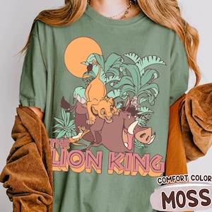Disney Lion King Tropical Forest Shirt, Simba Timon Pumbaa T-shirt, Vintage Hakuna Matata Shirt, Animal Kingdom Tee, Disneyland Family Trip