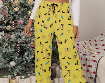 Disney A Goofy Movie Powerline Pajamas Pant, Max Allover Print Sleep Pants, Disney Holiday Family Pajamas, Powerline & Max Christmas Pajamas