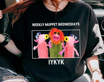 Retro Disney The Muppets Characters Mahna Mahna Shirt, Weekly Muppet Wednesdays IYKYK Tee, Muppets Fan Gift, Disneyland Family Trip Outfit