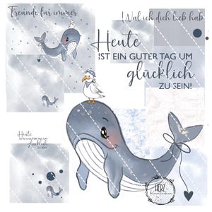 Digistamp Waly und seine Freunde, PNG, Plotter, Sublimieren, Cricut, DigiPapier HerzKreativchen