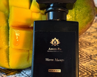 Perfume Warm Mango Unisex - Long-Lasting Fruity Spicy Soft Scent for Men & Women