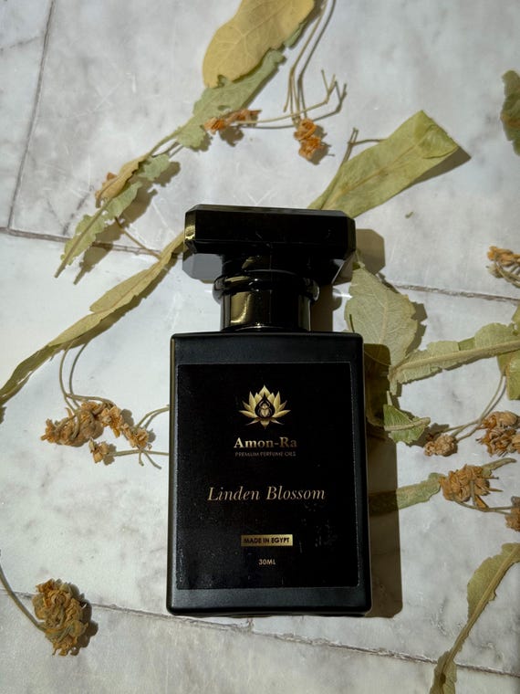 Linden Blossom – Long-Lasting Unisex Perfume | Natural, Elegant, Fresh & Floral | Artisan Fragrance in Glass Spray Bottle