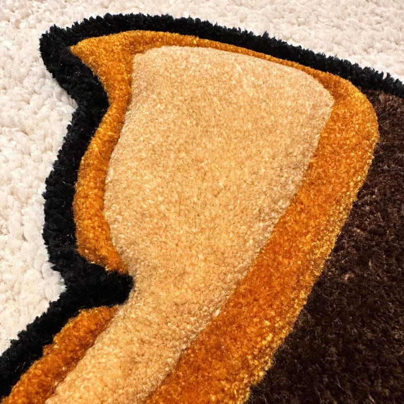 Poop Emoji Rug Fluffy Plush Fun Rug Irregular Shaped Emoticon Home ...