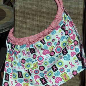 Breast Cancer Awareness, XX Large Tote Bag, Carry All for Beach, Poolside, Camping Shower Bag, Shopping those Craft Shows - READY to SHIP!