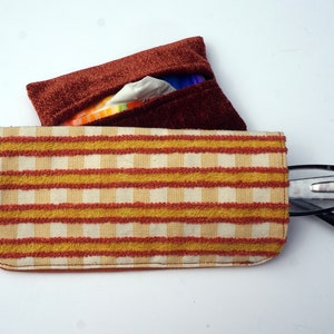 Striped Tapestry 2 Pc. Eye Glass Case & Tissue Holder Set, Gift for Mom, Grandma, Aunt, Sister, Teacher, Friend, Secret Santa-READY TO SHIP