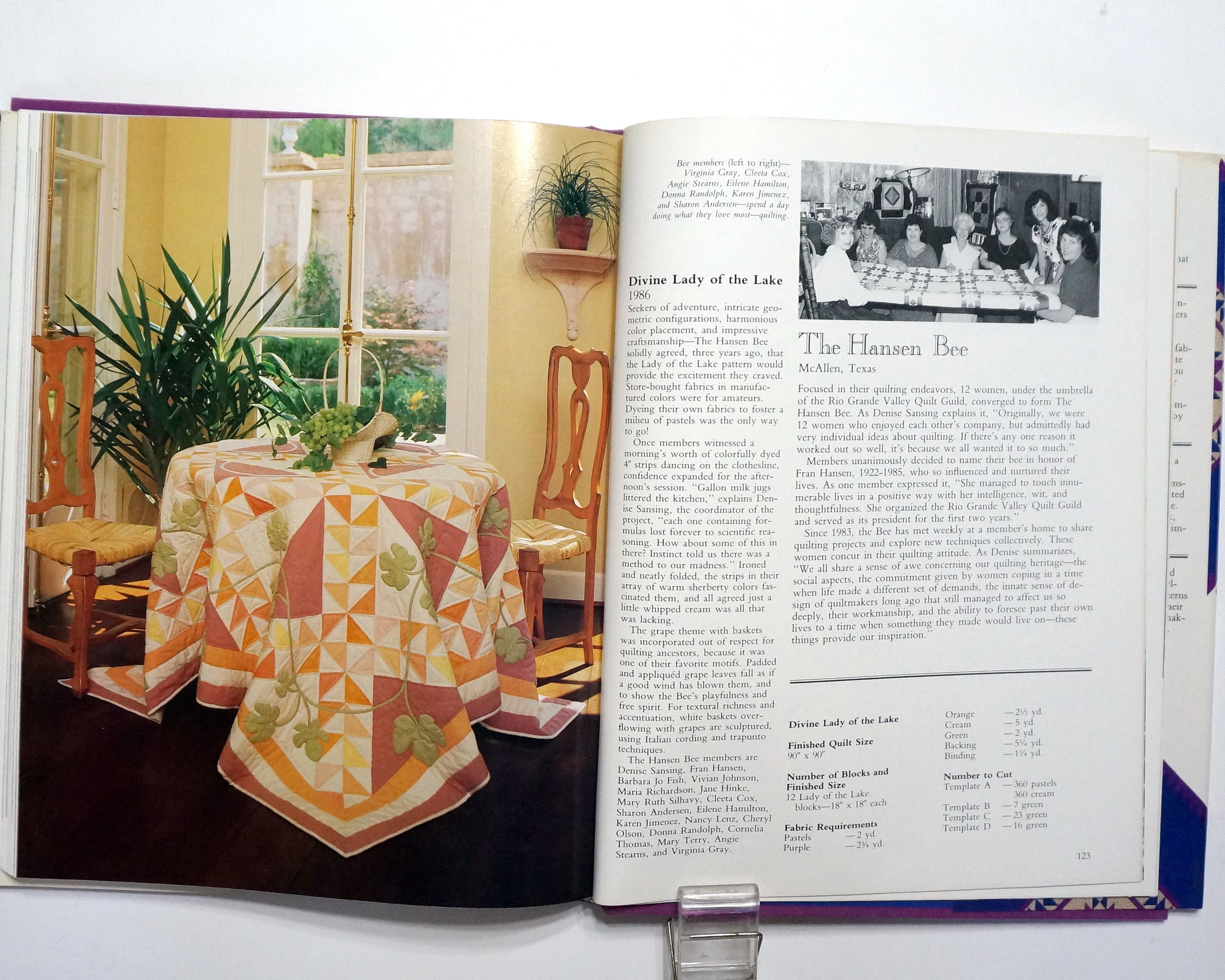 Great American Quilts 1987 Quilt Book Gift for Mom Grandma Etsy